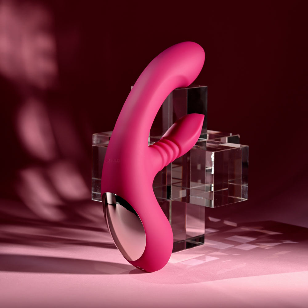 Evolved GENTLE PERSUASION - Pink 20 cm USB Rechargeable Rabbit Vibrator
