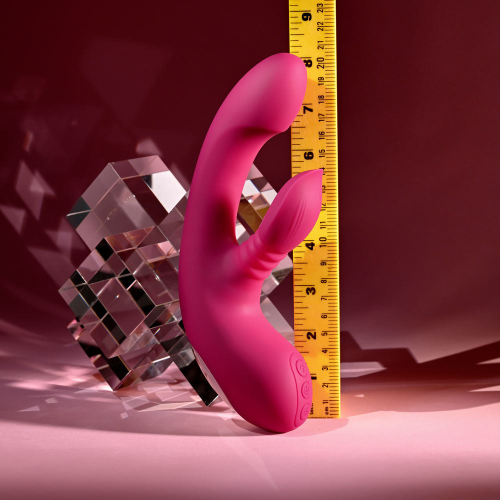 Evolved GENTLE PERSUASION - Pink 20 cm USB Rechargeable Rabbit Vibrator