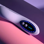 Evolved PEP TALK - Purple 23.3 cm USB Rechargeable Thrusting Vibrator with Tapping Clitoral Stimulator