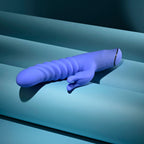 Evolved KNOCK KNOCK - Purple 22.9 cm USB Rechargeable Rabbit Vibrator with Flicking Head