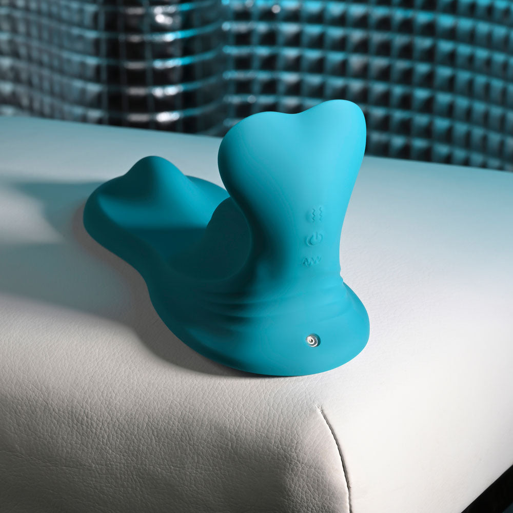 Evolved BUMP & GRIND - Blue USB Rechargeable Vibrating Grinder Pad