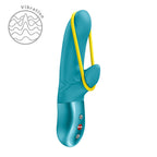 Fun Factory AMORINO Aquamarine - Aquamarine USB Rechargeable Rabbit Vibrator