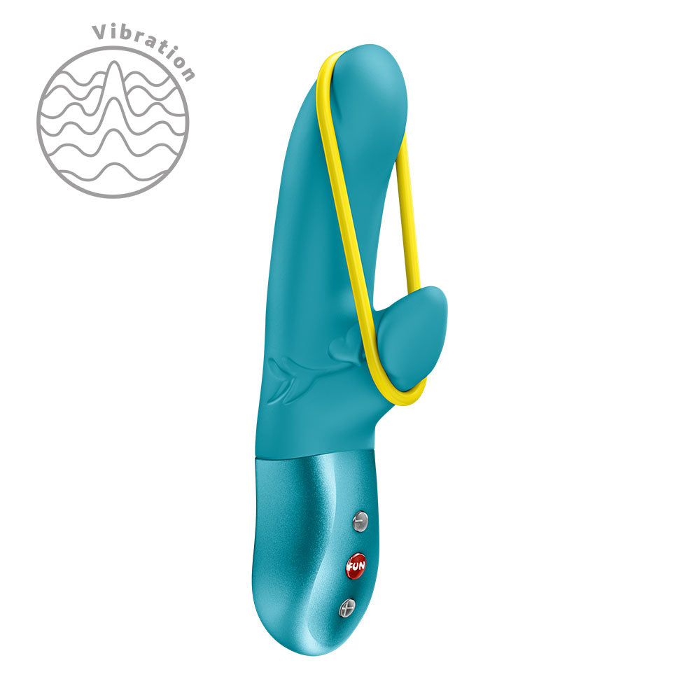 Fun Factory AMORINO Aquamarine - Aquamarine USB Rechargeable Rabbit Vibrator