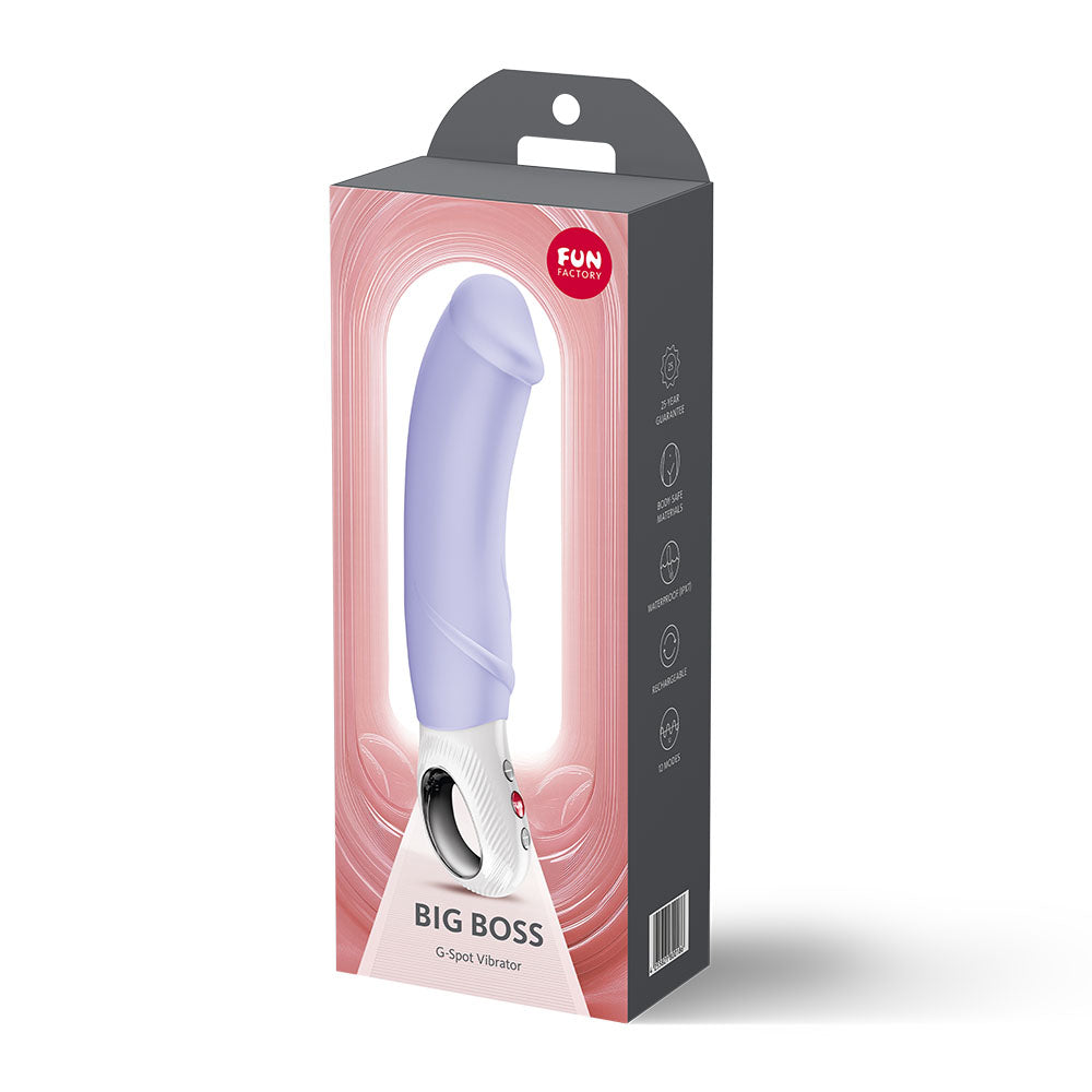 Fun Factory BIG BOSS Purple - Purple 22.9 cm USB-C Rechargeable Vibrator