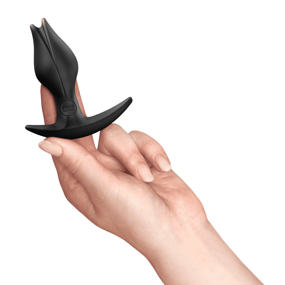 Fun Factory BOOTIE FEM Black - Black 8.5 cm Butt Plug