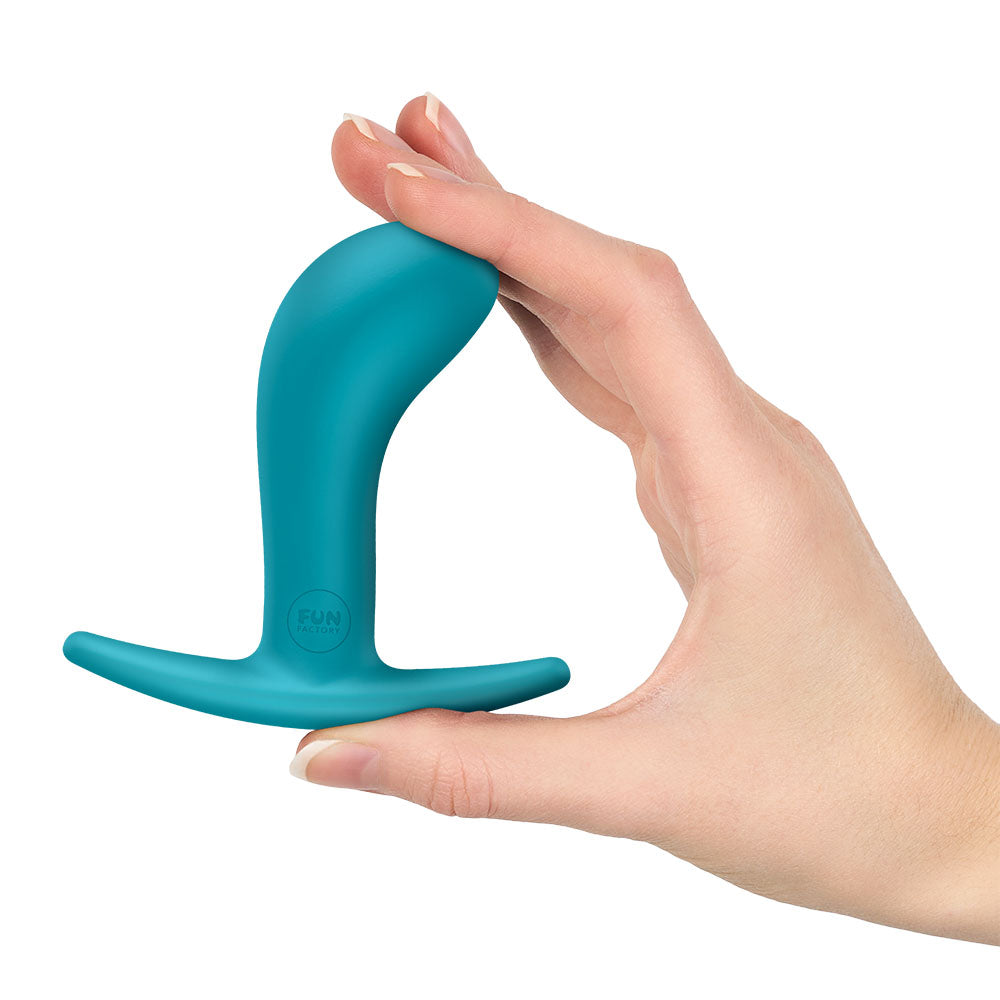 Fun Factory BOOTIE M Aquamarine - Aquamarine 9.4 cm Medium Butt Plug