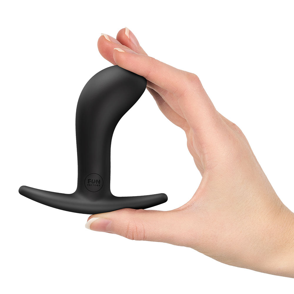 Fun Factory BOOTIE M Black - Black 9.4 cm Medium Butt Plug