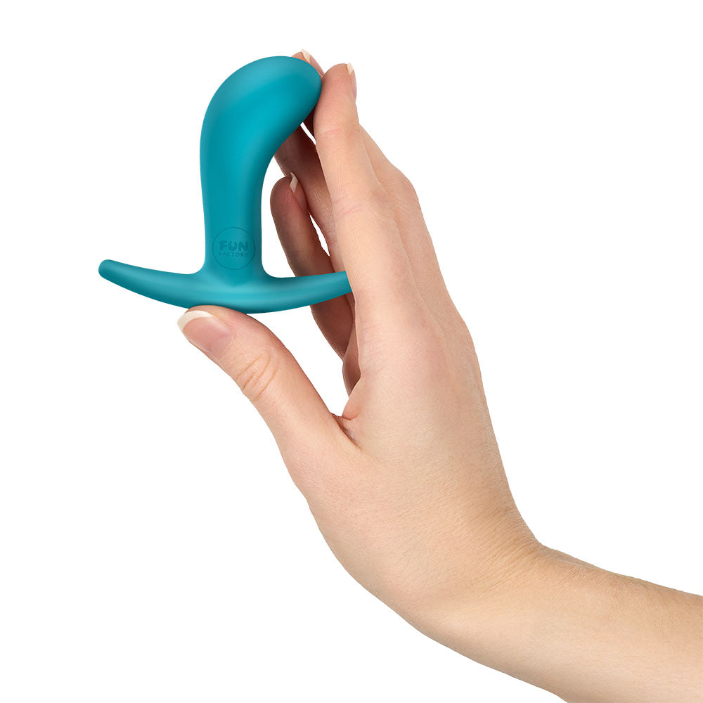 Fun Factory BOOTIE S Aquamarine - Aquamarine 7.9 cm Small Butt Plug