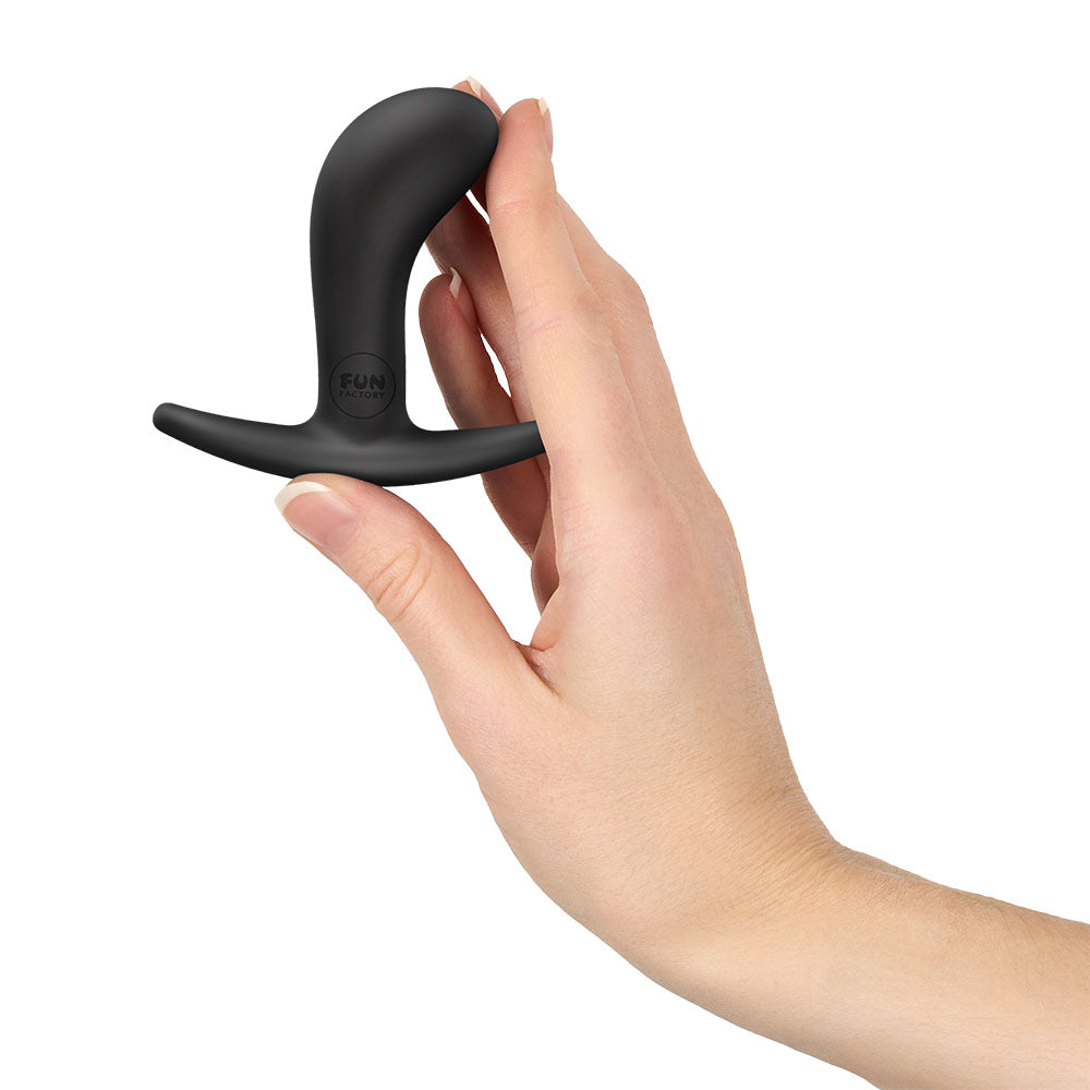 Fun Factory BOOTIE S Black - Black 7.9 cm Small Butt Plug