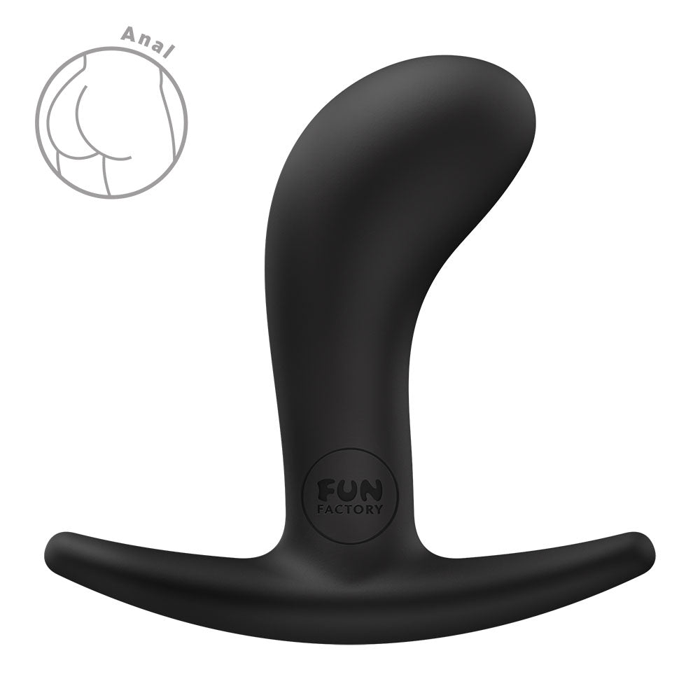Fun Factory BOOTIE S Black - Black 7.9 cm Small Butt Plug