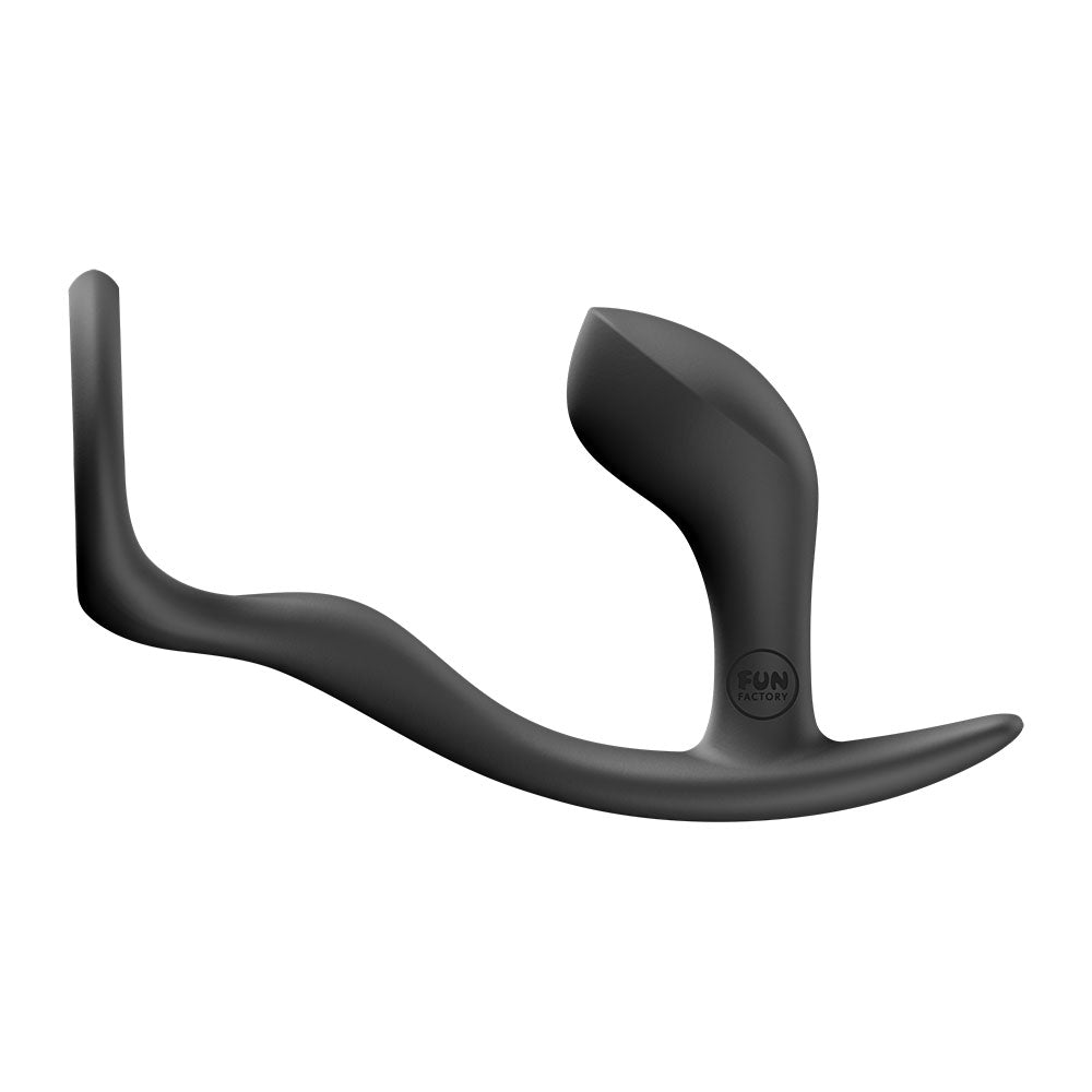 Fun Factory BOOTIE RING Black - Black 14.7 cm Anal Plug with Cock Ring