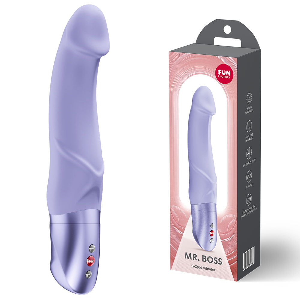 Fun Factory MR. BOSS Purple - Purple 21 cm Vibrator