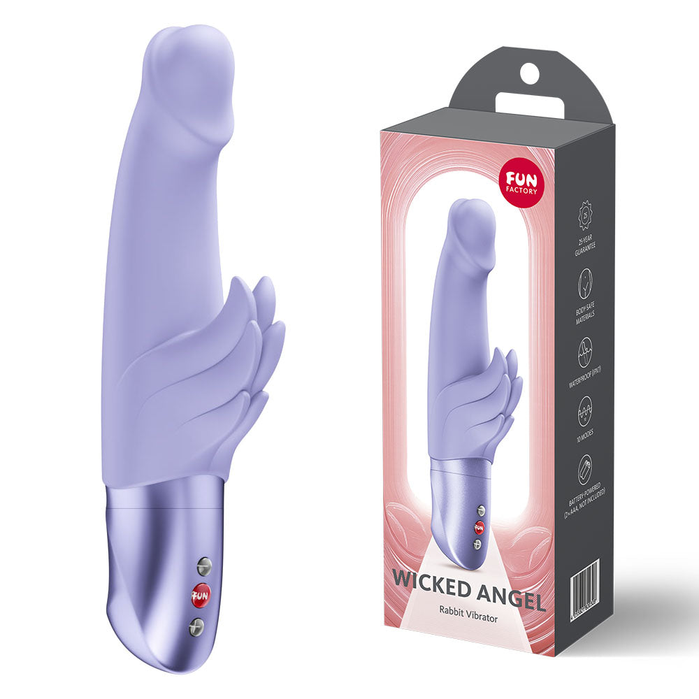 Fun Factory WICKED ANGEL Purple - Purple Angel Vibrator