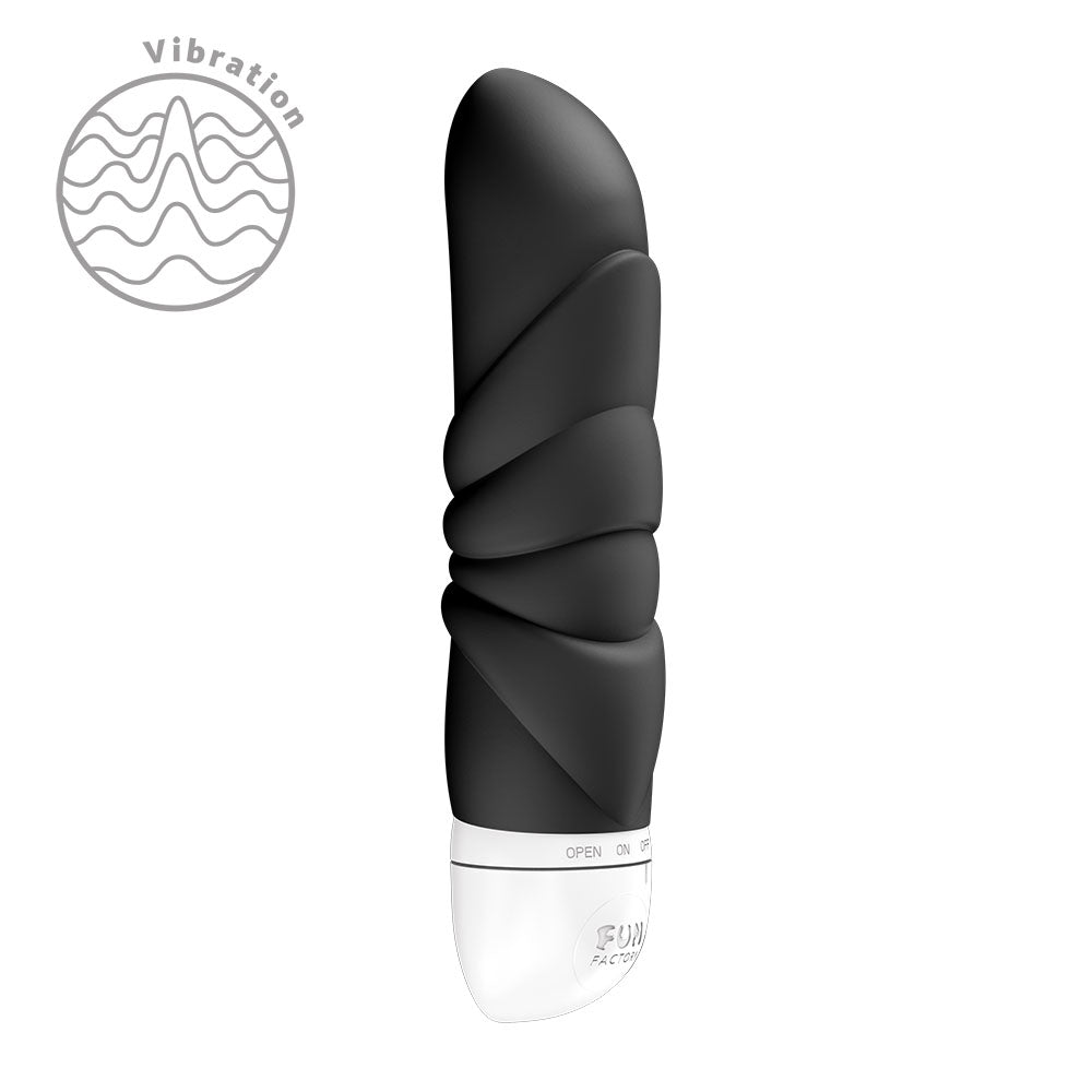 Fun Factory JAM Black - Black 12.2 cm Vibrator