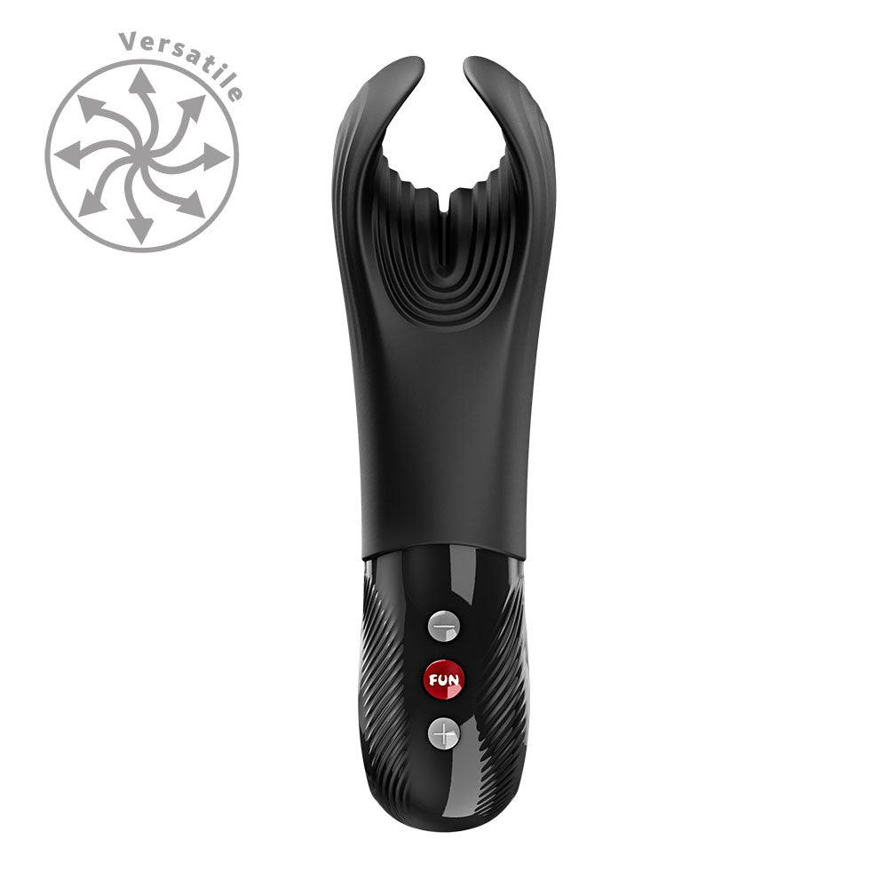 Fun Factory MANTA Black - Black USB-C Rechargeable Unisex Vibrator