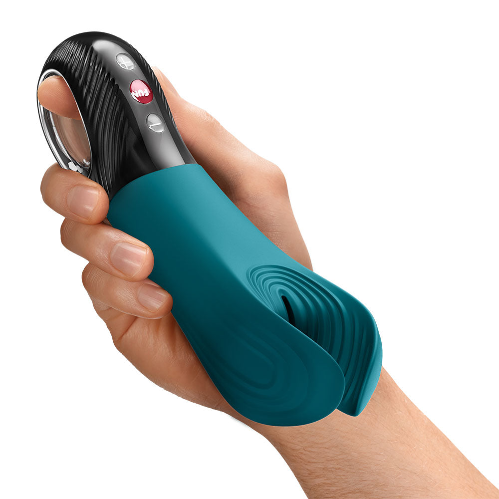 Fun Factory MANTA Bottle Green - Bottle Green USB-C Rechargeable Unisex Vibrator