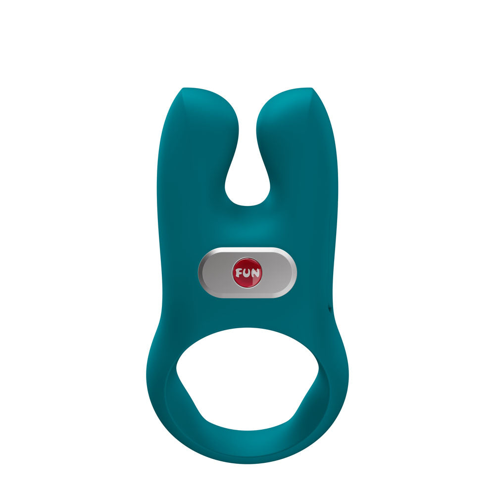 Fun Factory NOS Bottle Green - Bottle Green USB-C Rechargeable Vibrating Cock Ring