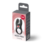 Fun Factory NOS PRO Black - Black USB-C Rechargeable Vibrating Cock Ring
