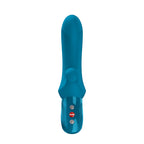 Fun Factory BI STRONIC CURVE Aquamarine - Aquamarine USB-C Rechargeable Thrusting Vibrator