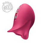 Fun Factory BELLE Raspberry - Raspberry Red USB Rechargeable Air Pulse Stimulator
