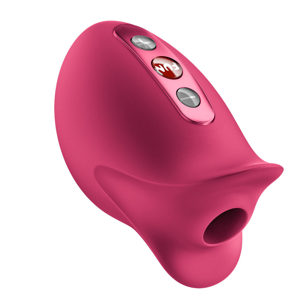 Fun Factory BELLE Raspberry - Raspberry Red USB Rechargeable Air Pulse Stimulator