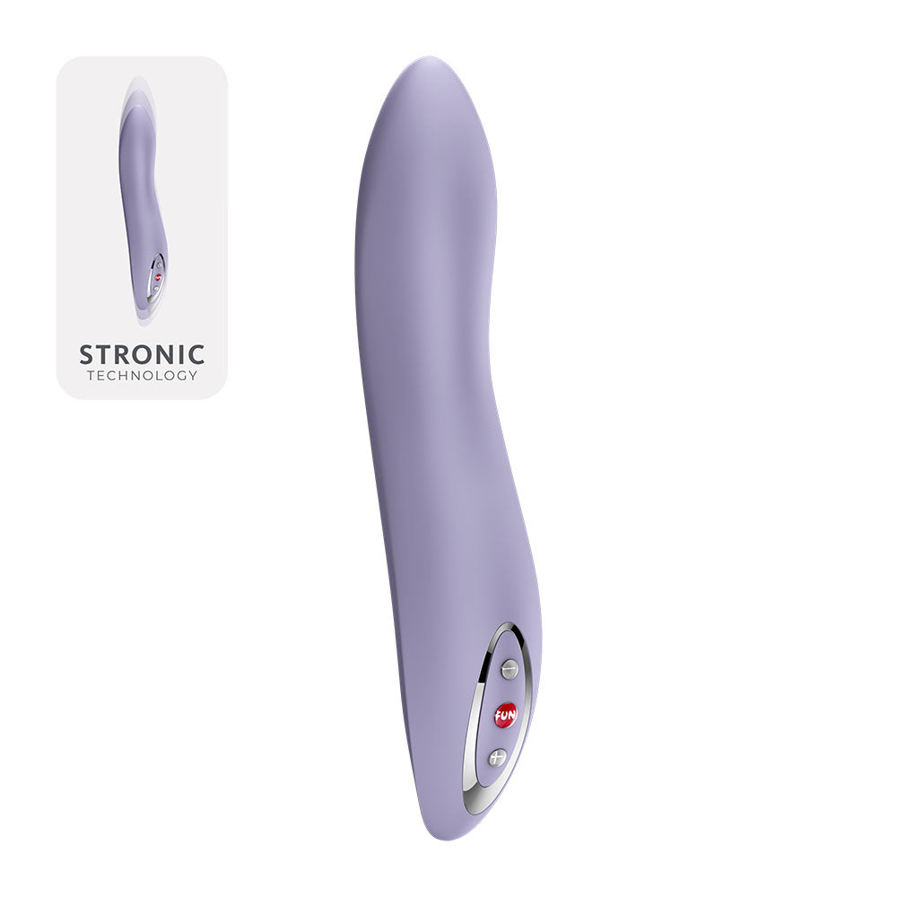 Fun Factory STRONIC FLOW Light Violet - Light Violet 21.6 cm USB Rechargeable Thrusting Vibrator