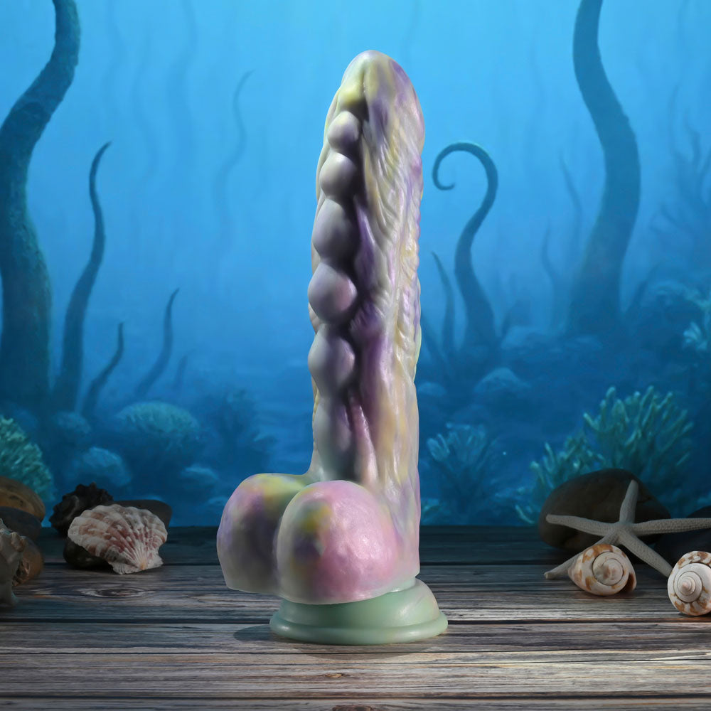 Gender X MONSTER'S BALL - USB Rechargeable Vibrating and Thrusting Fantasy Dildo with Wireless Remote
