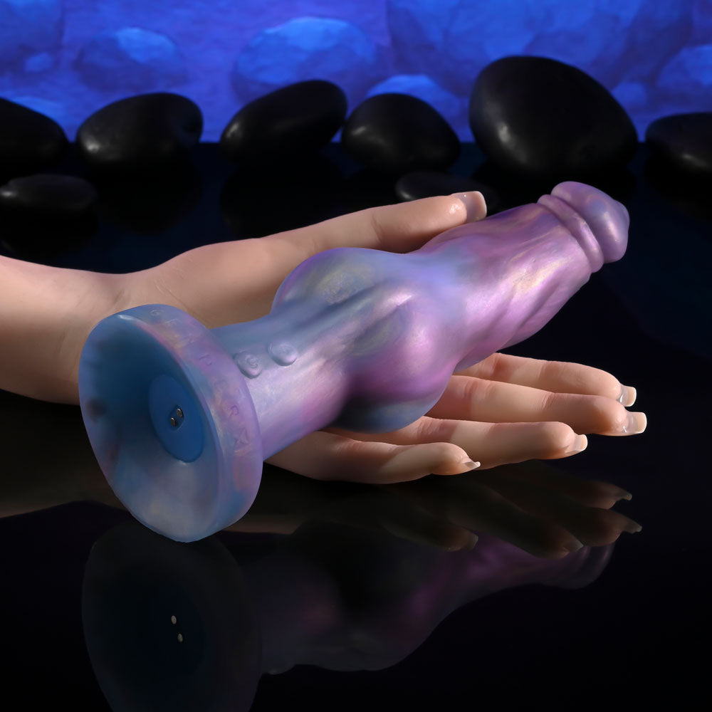 Gender X IMAGINARY FRIEND - Purple/Pink USB Rechargeable Vibrating Fantasy Dildo with Wireless Remote
