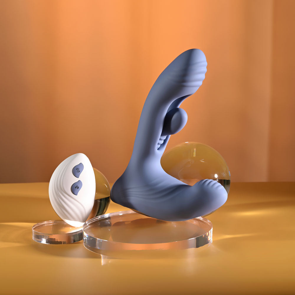 Gender X FLAPJACK - Blue USB Rechargeable Flapping Vibrator