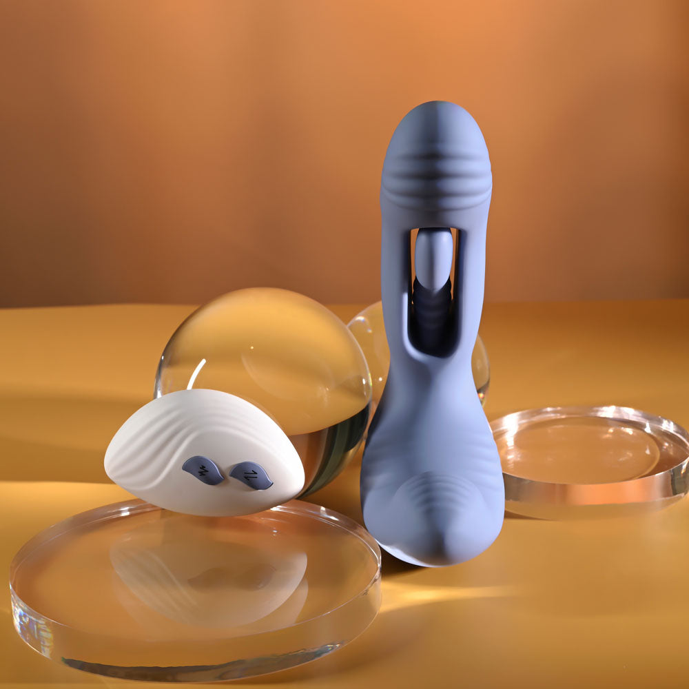 Gender X FLAPJACK - Blue USB Rechargeable Flapping Vibrator
