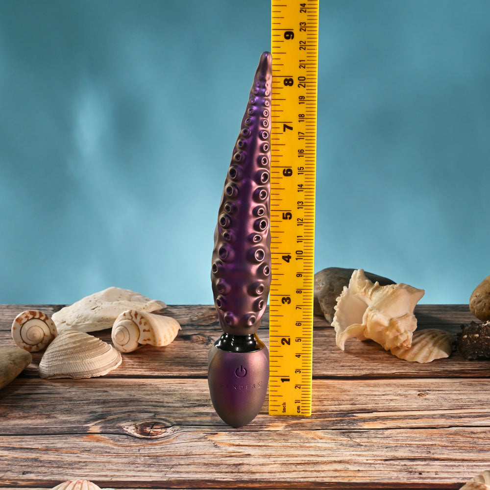 Gender X INTO THE DEEP - Purple 21.7 cm USB Rechargeable Tentacle Fantasy Massage Wand