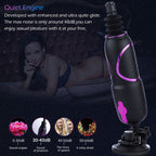Hismith Pro Traveler 2.0 - Mains Powered Portable Sex Machine with App Control and Remote