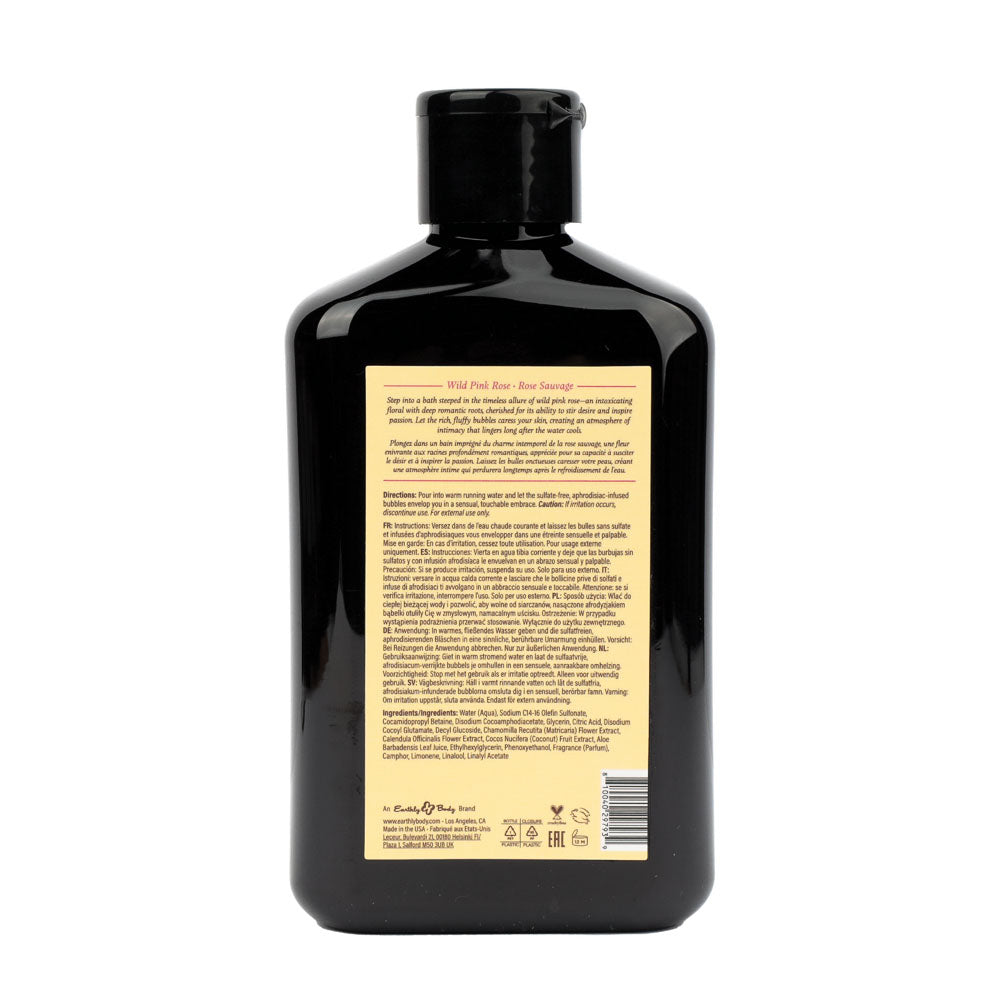 EB Aphrodisiac Bubble Bath WILD PINK ROSE - 250 ml - Wild Pink Rose Scented Bubble Bath  - 250 ml Bottle