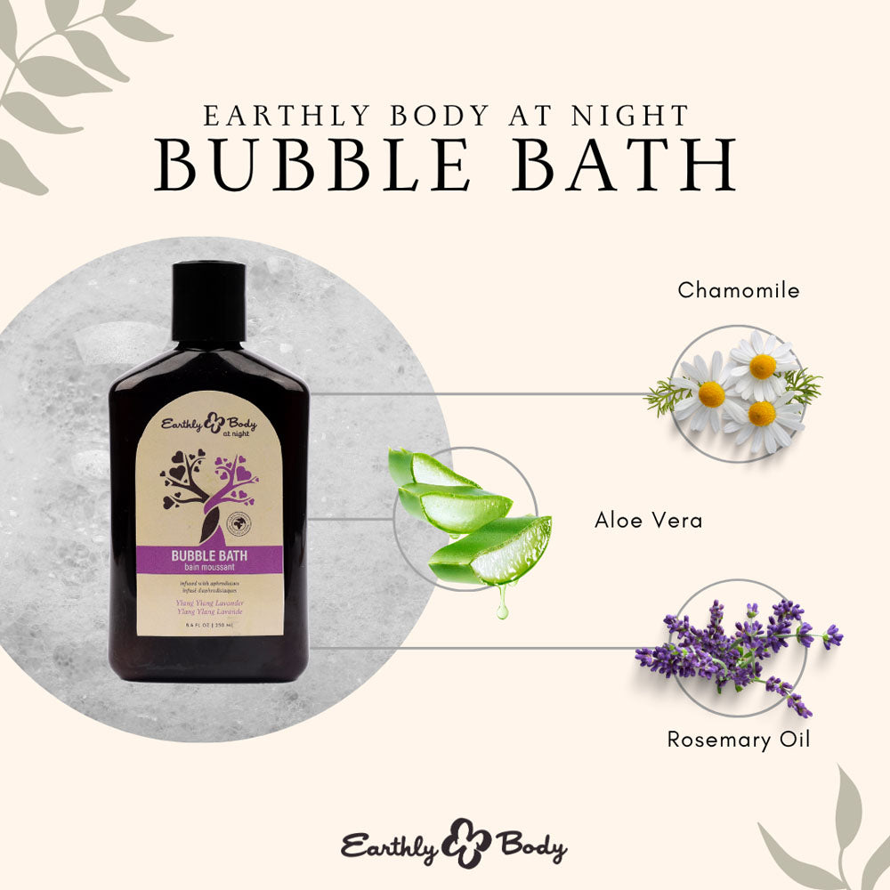 EB Aphrodisiac Bubble Bath YLANG YLANG LAVENDER - 250 ml - Ylang Ylang Lavender Scented Bubble Bath  - 250 ml Bottle