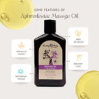 EB Aphrodisiac Massage Oil YLANG YLANG LAVENDER - 250 ml - Ylang Ylang & Sandalwood Scented Massage Oil - 250 ml Bottle