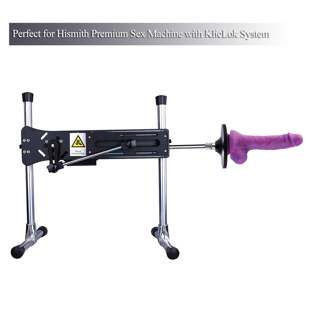 Hismith 3.5 Inch Suction Cup Dildo Adapter - Universal Dildo with Suction Base KlicLok Adapter for Hismith Sex Machines