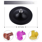Hismith 3.5 Inch Suction Cup Dildo Adapter - Universal Dildo with Suction Base KlicLok Adapter for Hismith Sex Machines