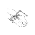 Adam & Eve BONDAGE ROPE - 4.5 metre (15 feet) - Black Bondage Rope - 4.5 metre Length