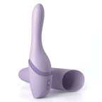 JimmyJane Hello Bang - Purple 27 cm USB Rechargeable Warming & Thrusting Vibrator