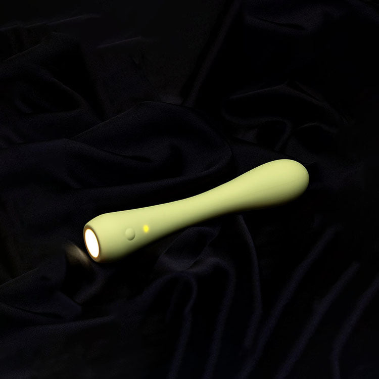 Adam & Eve GROOVY GLOW-UPS Bendie - Yellow 18.4 cm USB Rechargeable G-Spot Vibrator
