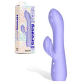 Adam & Eve GROOVY GLOW-UPS Wavie - Purple 16.5 cm USB Rechargeable Rabbit Vibrator