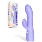 Adam & Eve GROOVY GLOW-UPS Wavie - Purple 16.5 cm USB Rechargeable Rabbit Vibrator