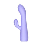 Adam & Eve GROOVY GLOW-UPS Wavie - Purple 16.5 cm USB Rechargeable Rabbit Vibrator