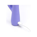 Adam & Eve GROOVY GLOW-UPS Wavie - Purple 16.5 cm USB Rechargeable Rabbit Vibrator