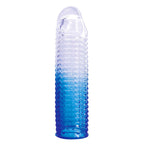 Adam & Eve SAPPHIRE Sleeve Set - Blue Clear Penis Sleeve Set - Set of 4
