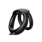 Adam & Eve THE GREAT EXPANDER - Black 14 cm USB Rechargeable Thrusting & Expanding Prostate Massager with Wireless Remote