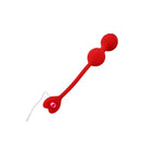 Adam & Eve SWEETHEART Kegel Trainer - Red USB Rechargeable Vibrating Kegel Balls with Remote