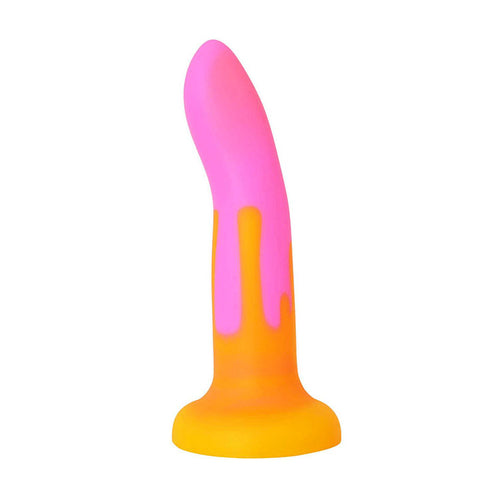 Adam & Eve CHARMED - Pink/Yellow 16.5 cm Dildo