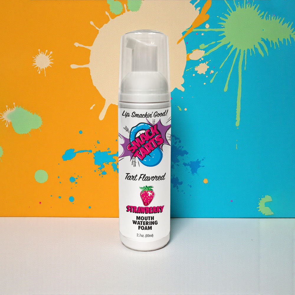 Smack Tarts Mouthwatering Foam - Strawberry - Sour Strawberry Flavoured - 80 ml Bottle