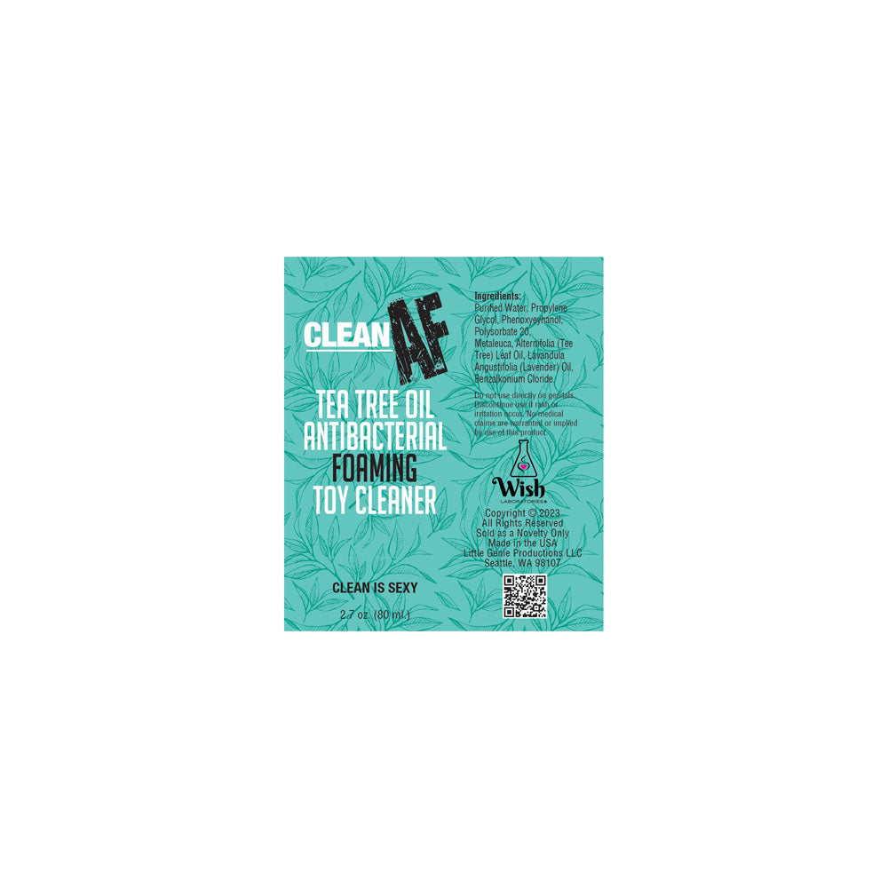 Clean AF Foaming Toy Cleaner - Antibacterial Foaming Toy Cleaner - 80 ml Bottle